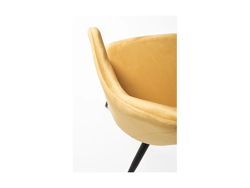 Packs Sillas Comedor - Pack 6 Sillas Puan Terciopelo - Mostaza