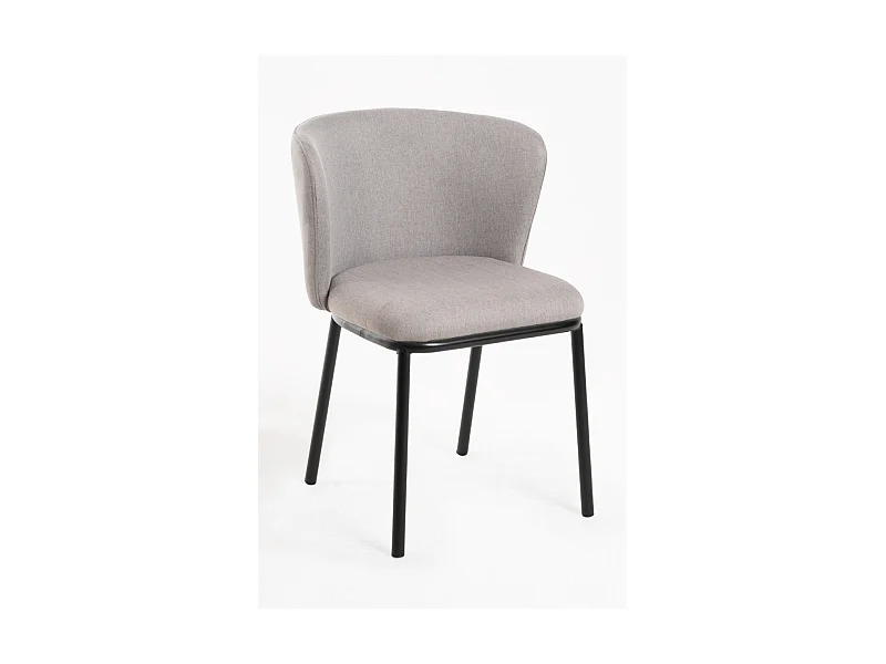 Sillas Comedor - Silla Nati Tela - Gris