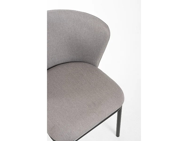 Sillas Comedor - Silla Nati Tela - Gris