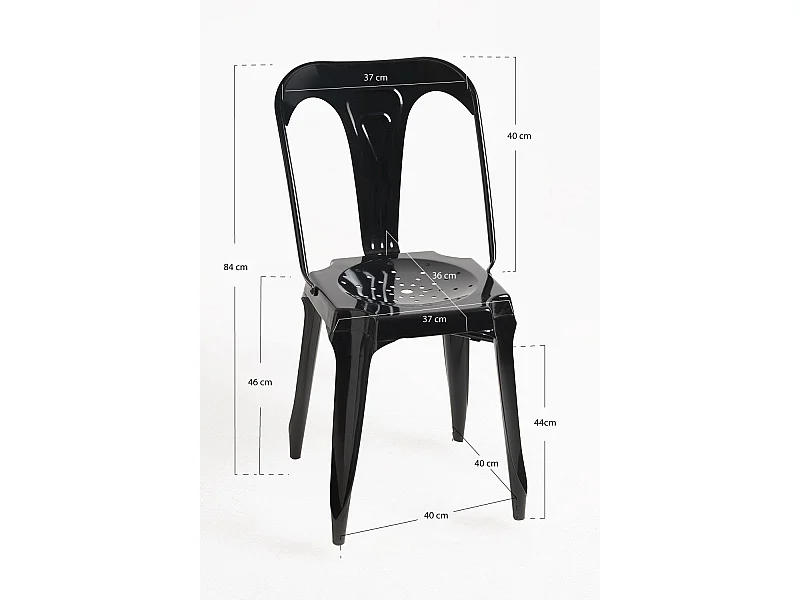 Sillas Comedor - Silla Ulix - Negro