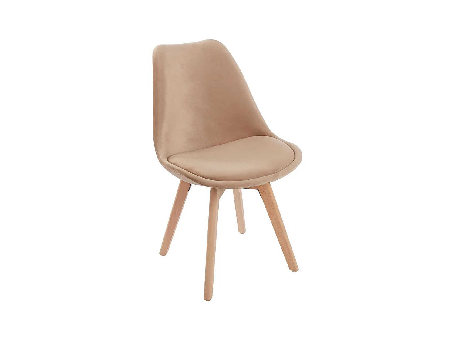 Sillas Comedor - Silla Synk Terciopelo - Champán