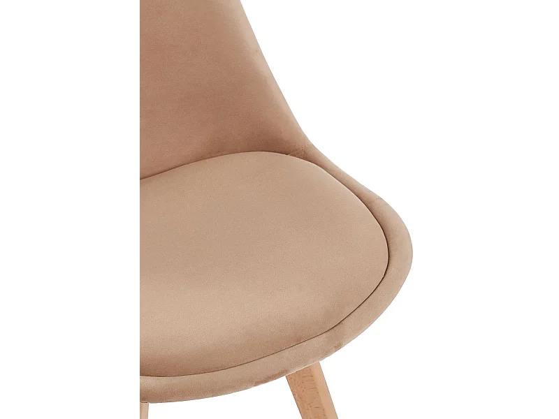 Sillas Comedor - Silla Synk Terciopelo - Champán