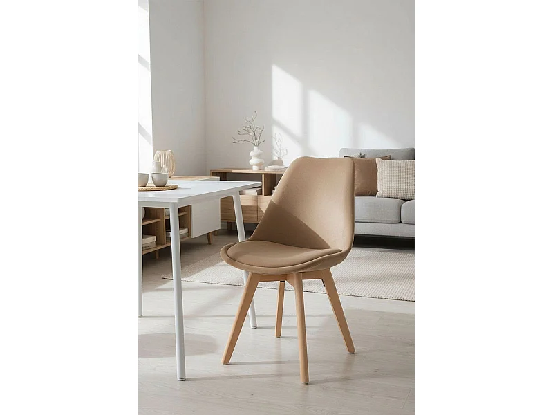 Sillas Comedor - Silla Synk Terciopelo - Champán