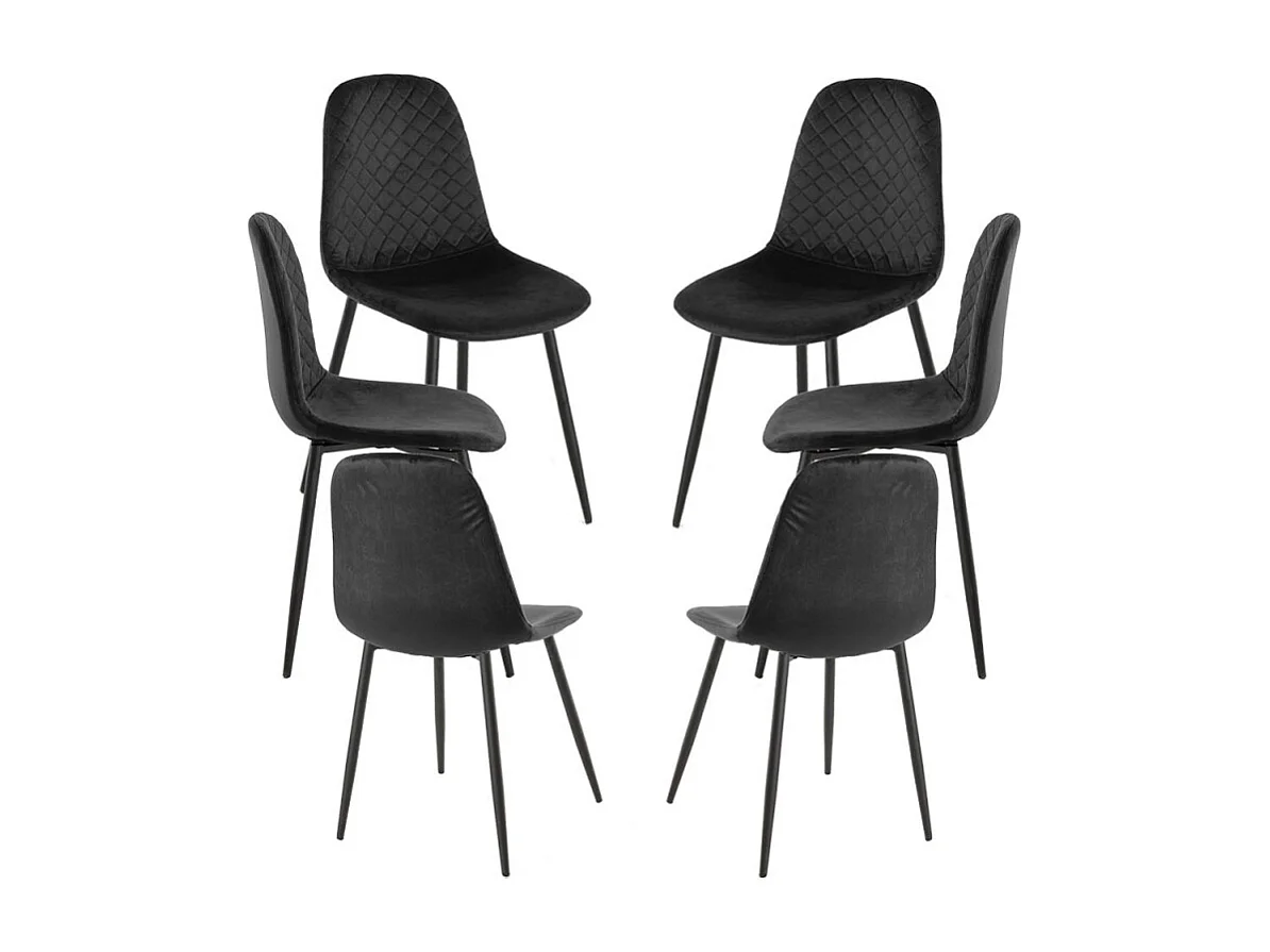 Packs Sillas Comedor - Pack 6 Sillas Boide - Negro