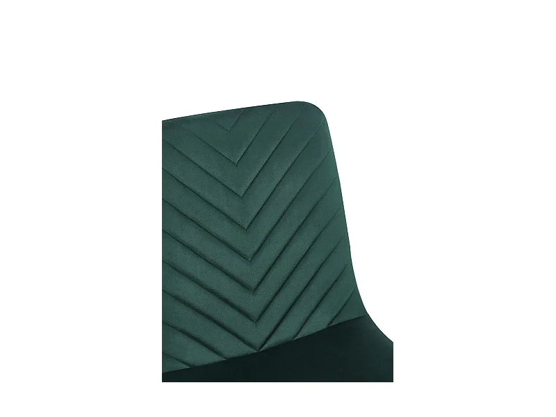 Sillas Comedor - Silla Kisa Black Terciopelo - Verde