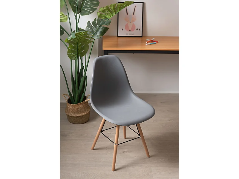 Sillas Comedor - Silla Moli - Gris
