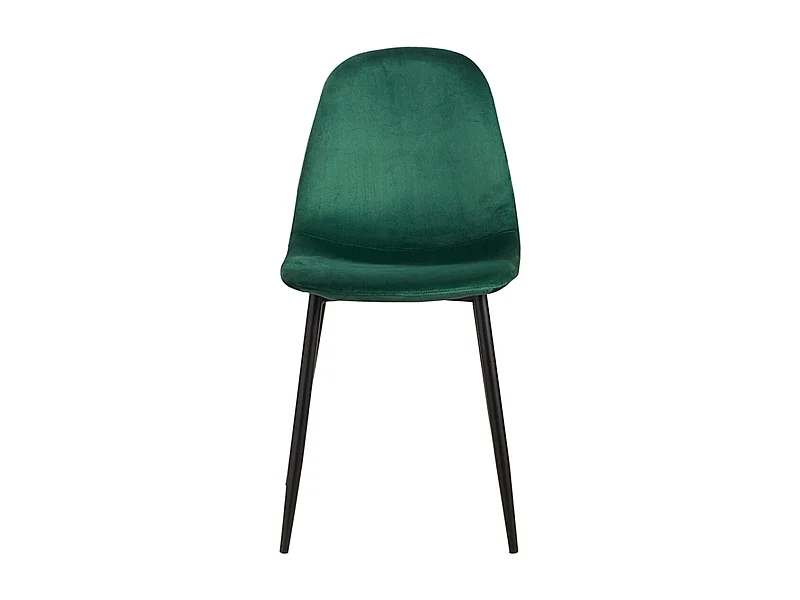 Packs Sillas Comedor - Pack 2 Sillas Teok Black Terciopelo - Verde