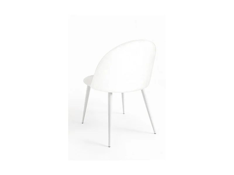 Packs Sillas Comedor - Pack 6 Sillas White Vint Terciopelo - Blanco