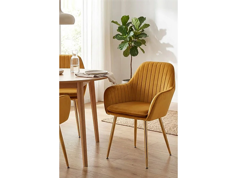 Sillas Comedor - Silla Chic Golden - Mostaza