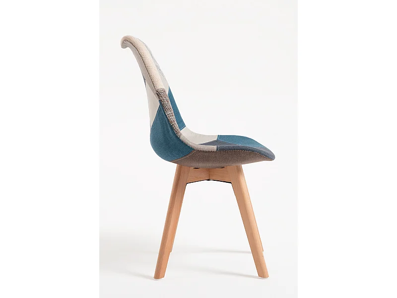Packs Sillas Comedor - Pack 6 Sillas Synk Patchwork - Azul
