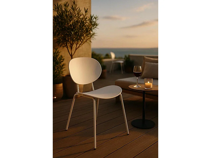 Sillas Comedor - Silla Dony - Blanco