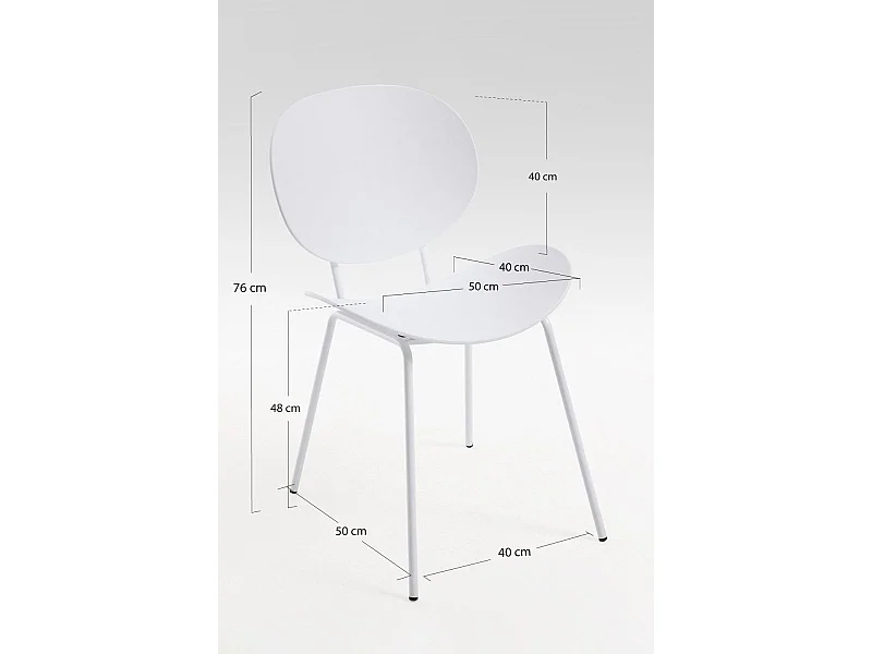 Sillas Comedor - Silla Dony - Blanco