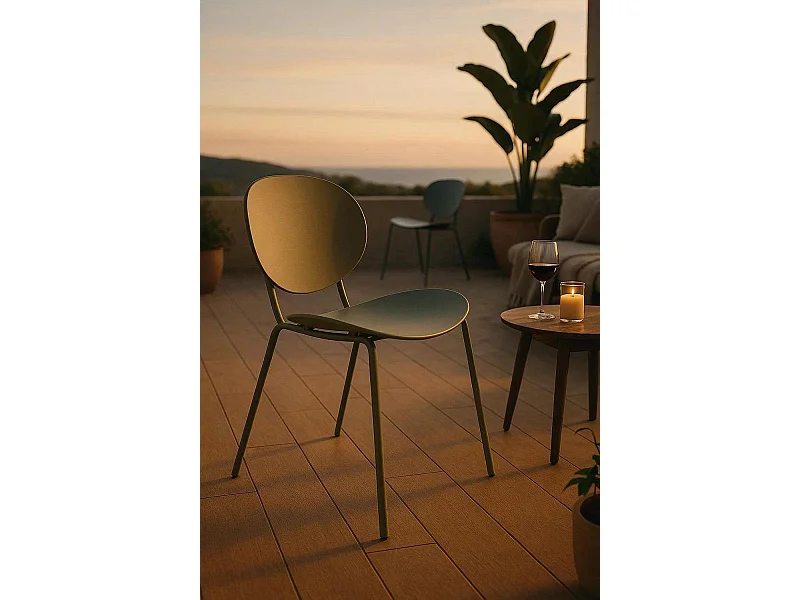 Sillas Comedor - Silla Dony - Celadón