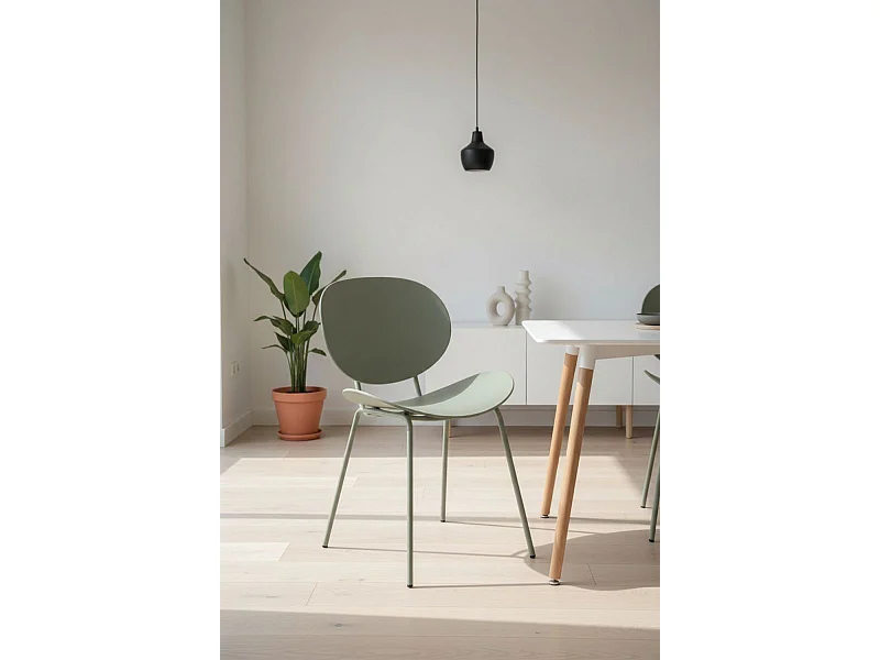 Sillas Comedor - Silla Dony - Celadón
