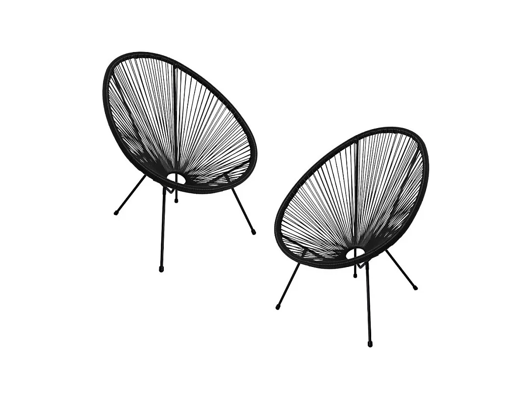 Packs Sillas - Packs 2 Sillas Karibic - Negro
