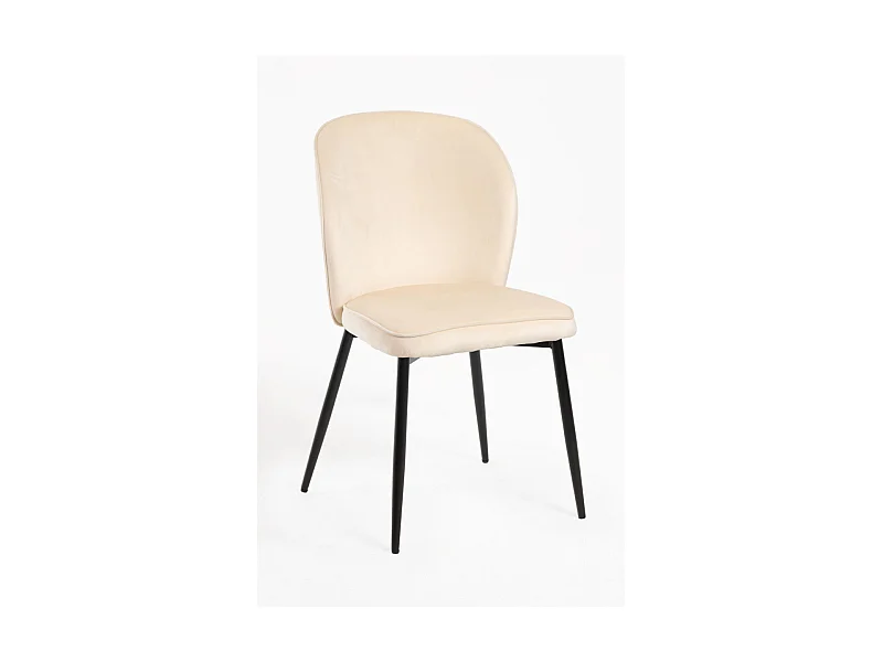 Sillas Comedor - Silla Teile Terciopelo - Beige
