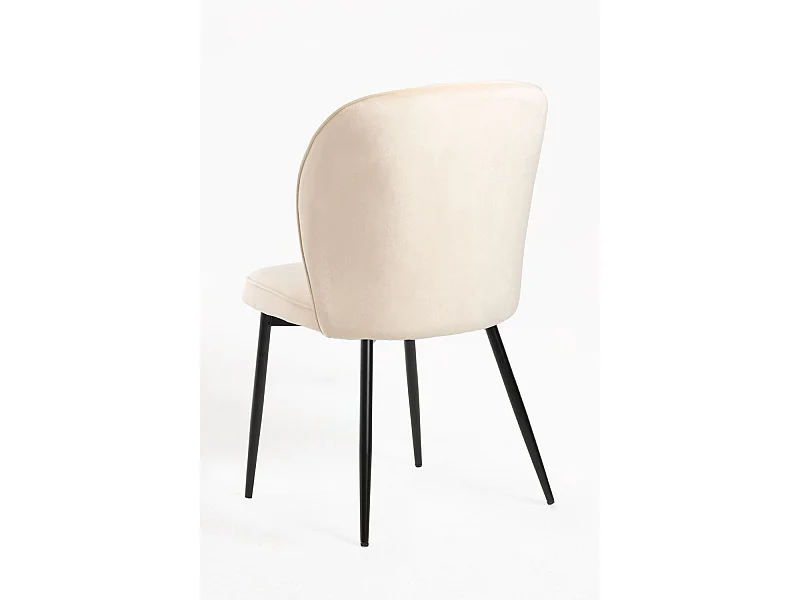 Sillas Comedor - Silla Teile Terciopelo - Beige