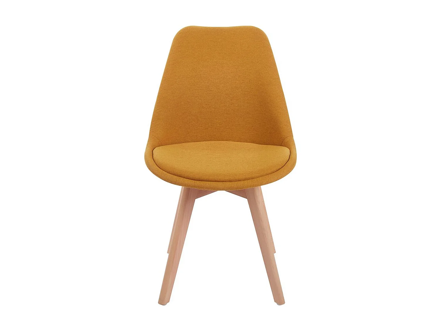 Sillas Comedor - Silla Synk Tela - Mostaza