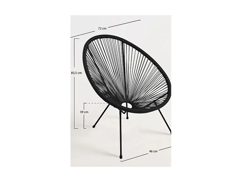 Packs Sillas - Packs 6 Sillas Karibic - Negro