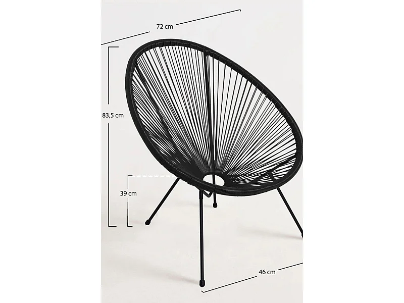 Packs Sillas - Pack 6 Sillas Karibic - Negro