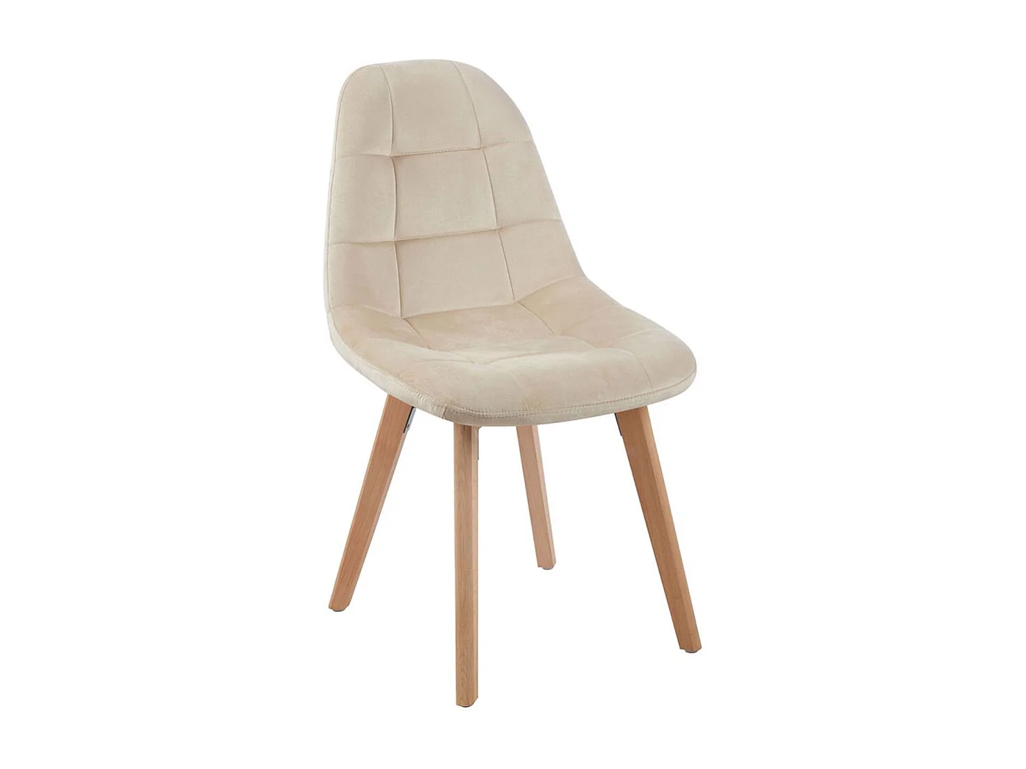 Packs Sillas Comedor - Pack 4 Sillas Kelen Terciopelo - Beige
