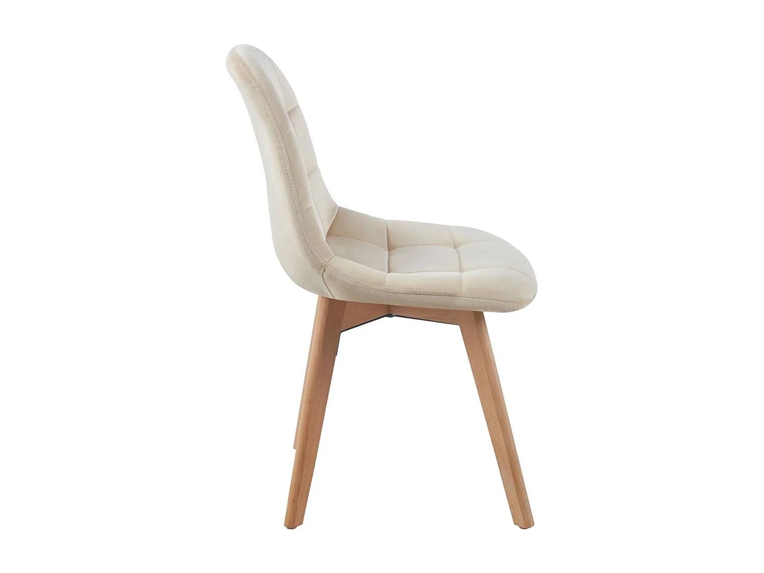 Packs Sillas Comedor - Pack 4 Sillas Kelen Terciopelo - Beige