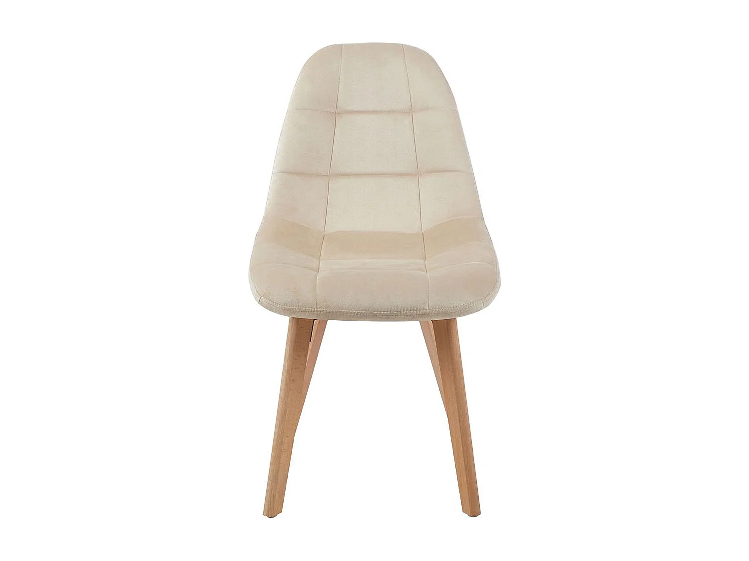 Packs Sillas Comedor - Pack 4 Sillas Kelen Terciopelo - Beige
