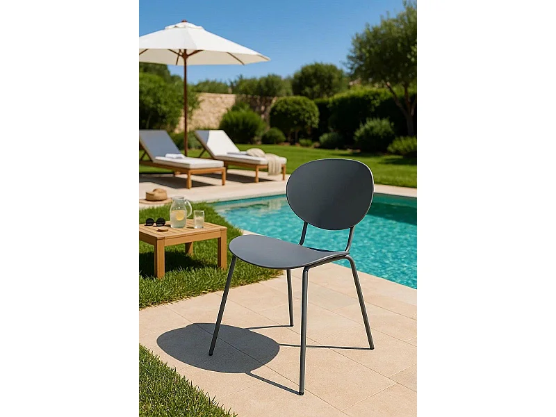 Sillas Comedor - Silla Dony - Gris