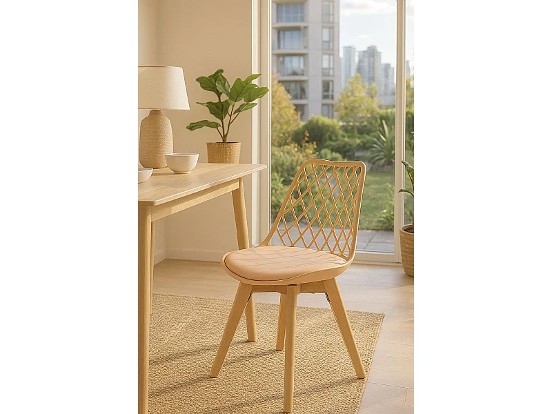 Sillas Comedor - Silla Mima - Naranja claro