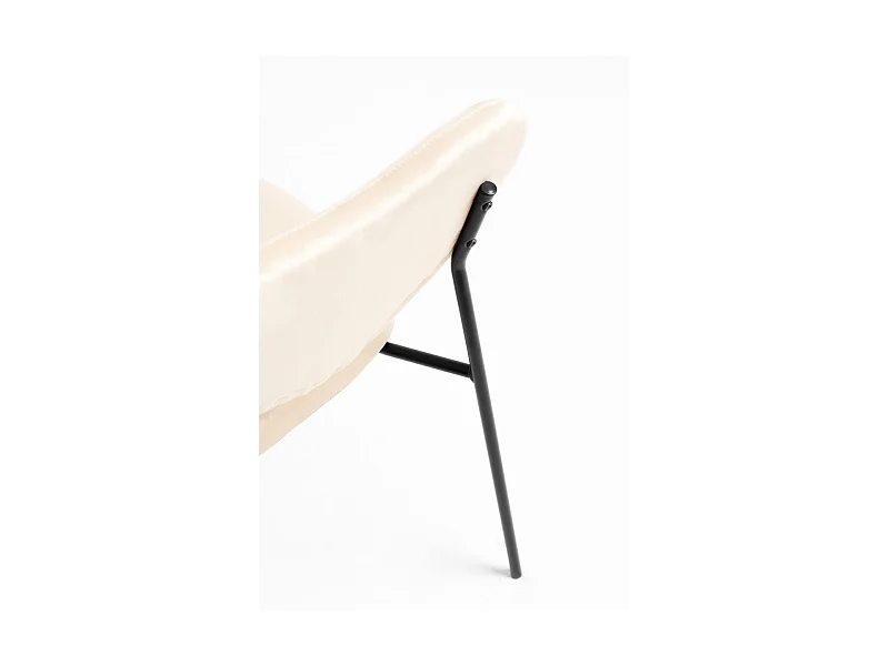 Packs Sillas Comedor - Pack 6 Sillas Cora Black Terciopelo - Beige