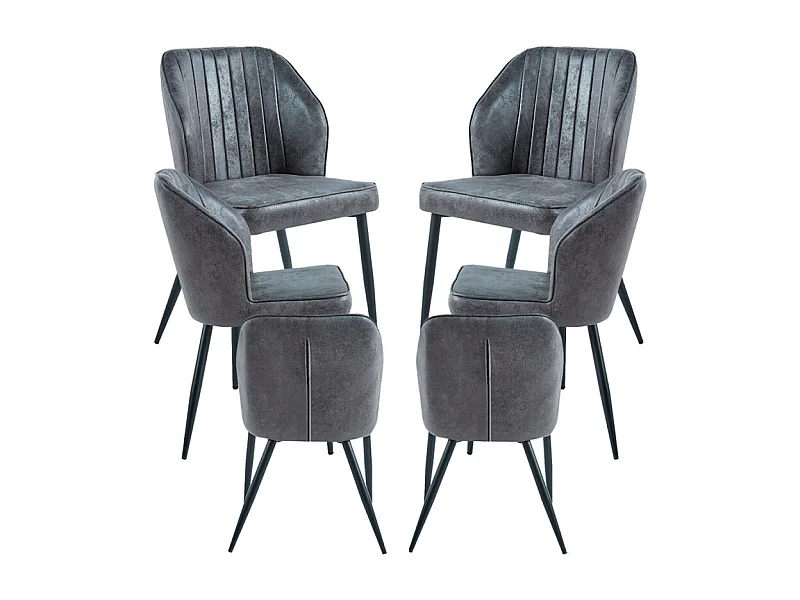 Packs Sillas Comedor - Pack 6 Sillas Wenye - Gris