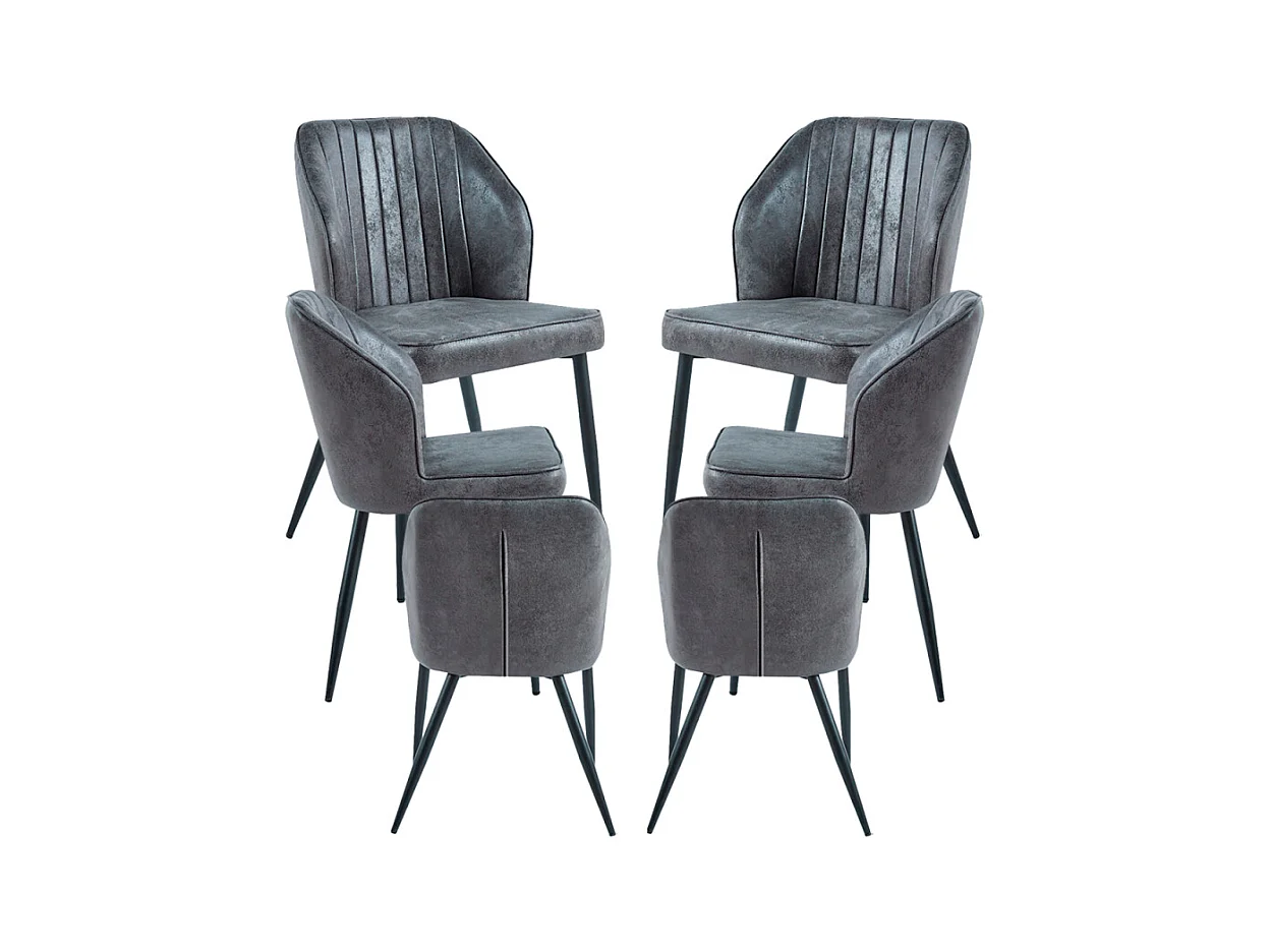 Packs Sillas Comedor - Pack 6 Sillas Wenye - Gris