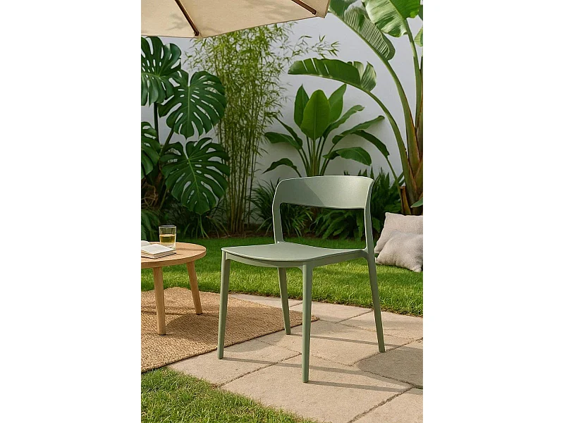 Sillas Comedor - Silla Shine - Celadón