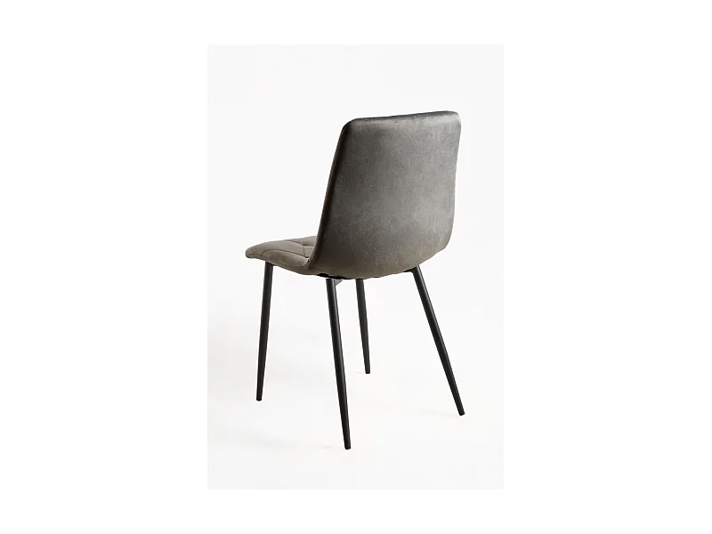 Packs Sillas Comedor - Pack 6 Sillas Lyke Terciopelo - Gris oscuro