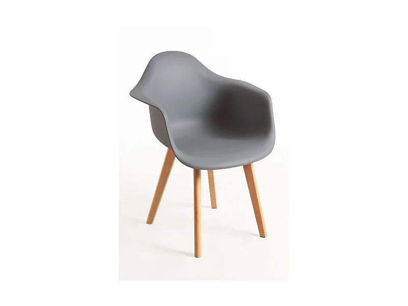 Sillas Comedor - Silla Belu - Gris oscuro