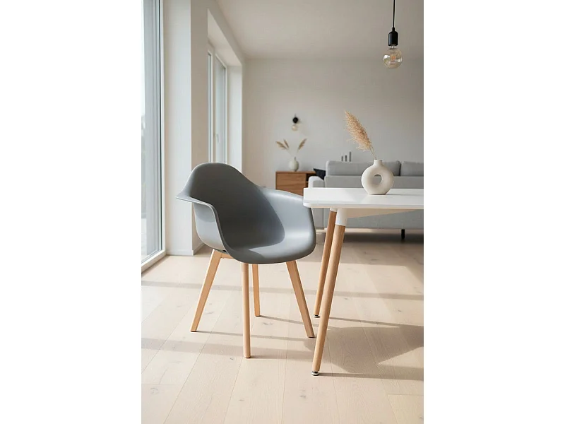 Sillas Comedor - Silla Belu - Gris oscuro