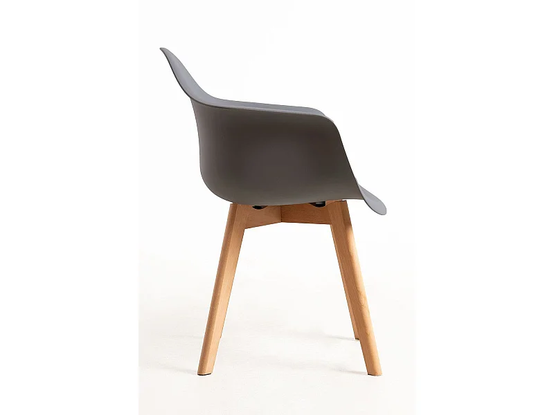 Sillas Comedor - Silla Belu - Gris oscuro