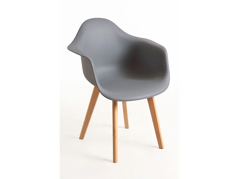 Sillas Comedor - Silla Belu - Gris oscuro