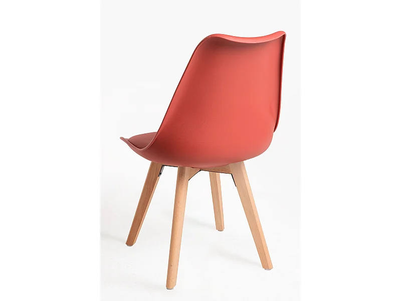 Packs Sillas Comedor - Pack 6 Sillas Synk Basic - Rojo Vino