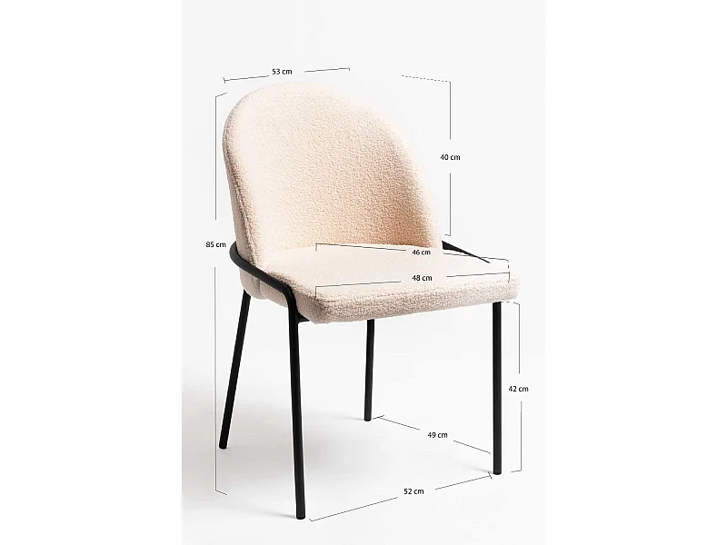 Sillas Comedor - Silla Dosa - Beige