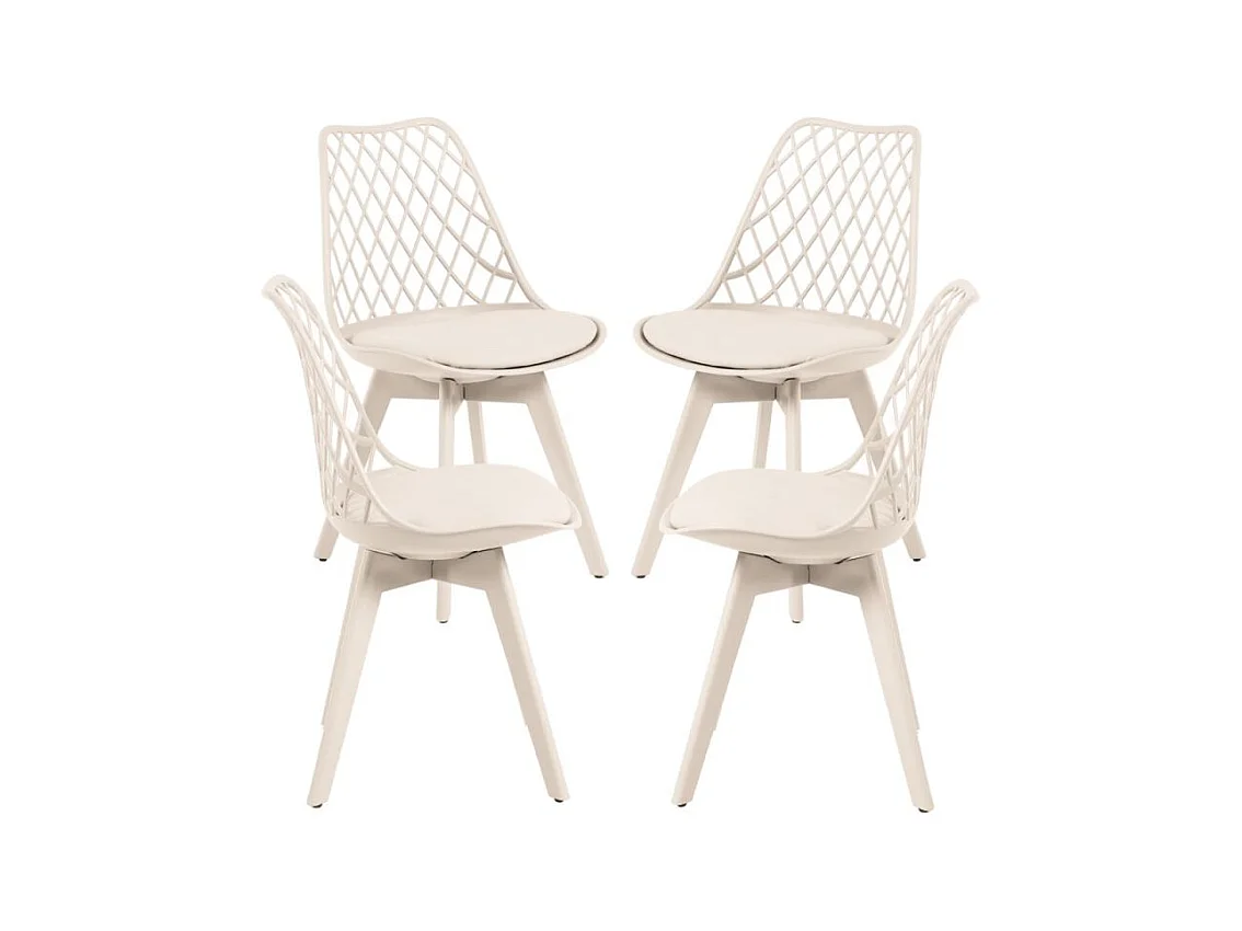 Packs Sillas Comedor - Pack 4 Sillas Mima Suprym - Beige
