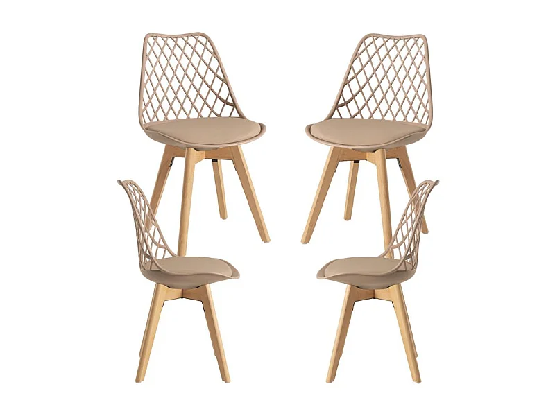 Packs Sillas Comedor - Pack 4 Sillas Mima - Trigo