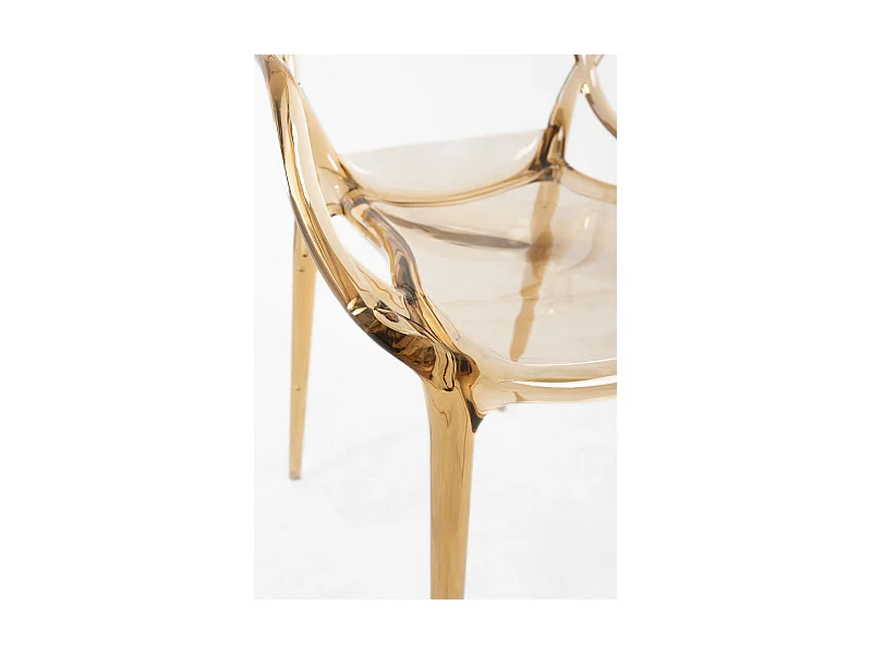 Sillas Comedor - Silla Korme Transparente - Ambar