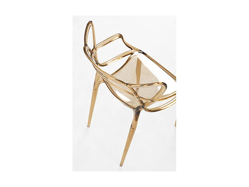 Sillas Comedor - Silla Korme Transparente - Ambar