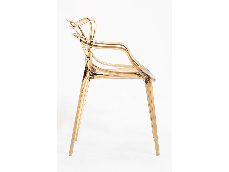 Sillas Comedor - Silla Korme Transparente - Ambar