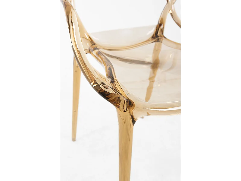 Sillas Comedor - Silla Korme Transparente - Ambar
