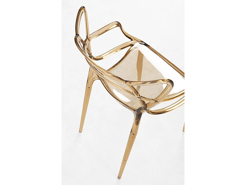 Sillas Comedor - Silla Korme Transparente - Ambar