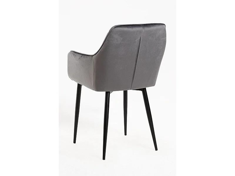 Sillas Comedor - Silla Celi Terciopelo - Gris