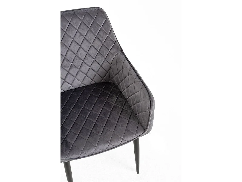 Sillas Comedor - Silla Celi Terciopelo - Gris