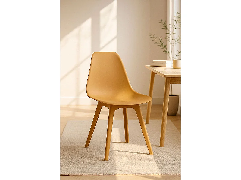 Sillas Comedor - Silla Kelen Suprym - Mostaza